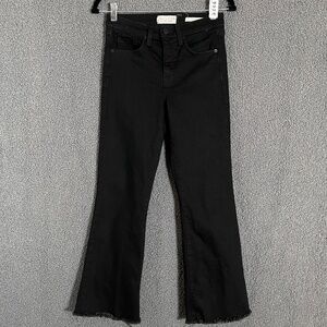 Nili Lotan High Rise Vianca Ankle Flare Jeans - Women's Size 26*27 - Black